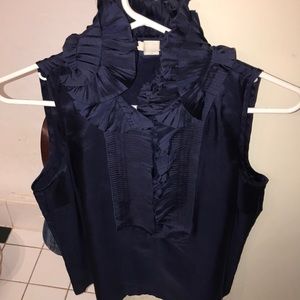 JCrew Victoria Ruffle Silk Cami